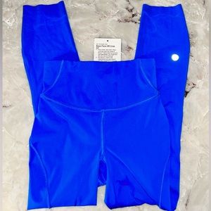 Lululemon Base Pace HR Crop 23" leggings color is called poolside